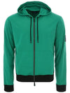 Arm Patch Detail Hooded Jacket Green - KITON - BALAAN 3