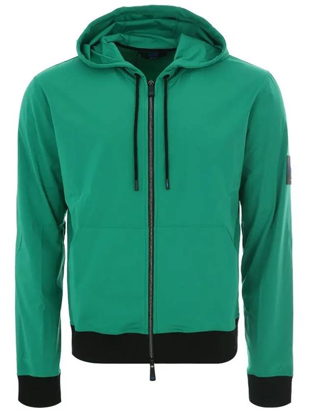 Arm Patch Detail Hooded Jacket Green - KITON - BALAAN 3