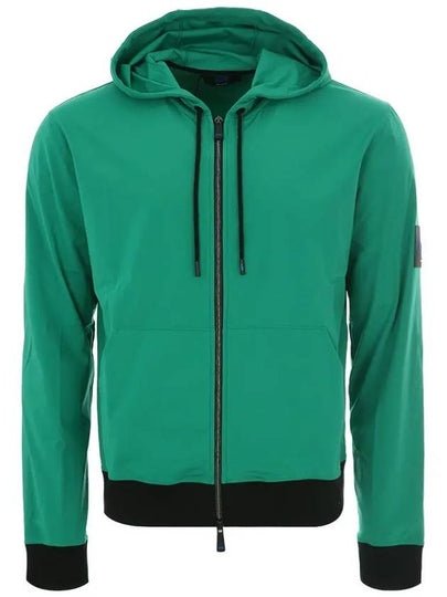 Arm Patch Detail Hooded Jacket Green - KITON - BALAAN 2