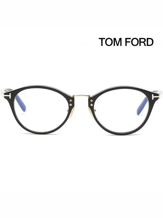 Eyewear Side T Logo Eyeglasses Black - TOM FORD - BALAAN 3