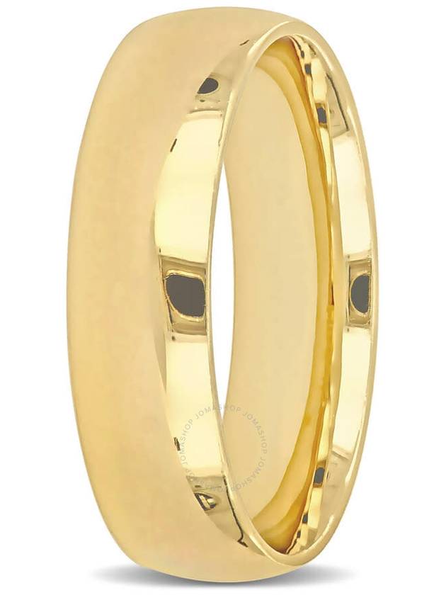 AMOUR Men's 6mm Finish Wedding Band In 14K Yellow Gold - AMOUR - BALAAN 2