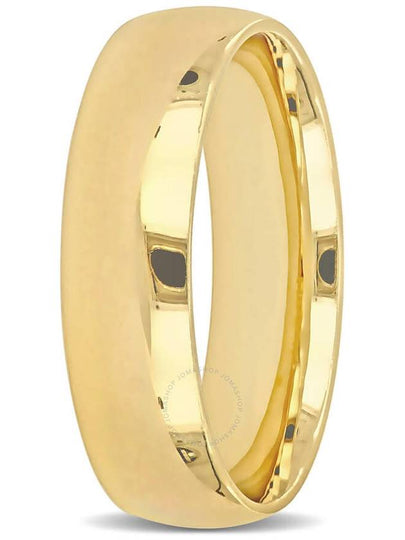 AMOUR Men's 6mm Finish Wedding Band In 14K Yellow Gold - AMOUR - BALAAN 2