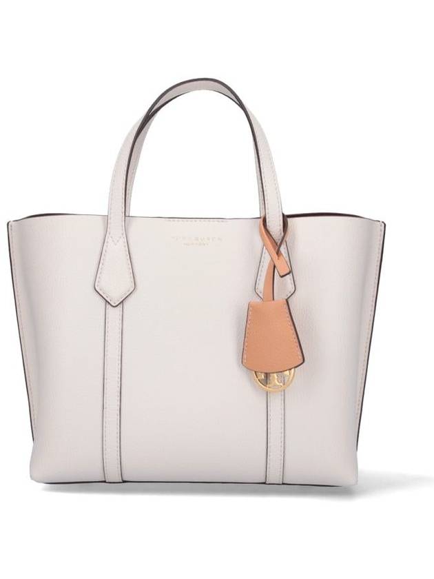 Perry Triple Compartment Small Tote Bag Ivory - TORY BURCH - BALAAN 2