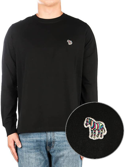 Zebra Logo Long Sleeve T-Shirt Black - PAUL SMITH - BALAAN 2