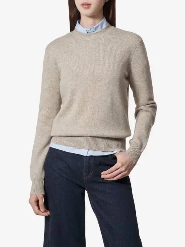 Cashmere Knit Top Beige - BOTTEGA VENETA - BALAAN 2