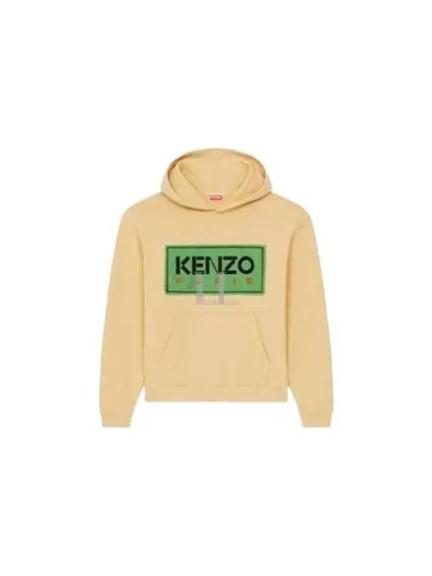 Paris Classic Popover Cotton Hoodie Beige - KENZO - BALAAN 2