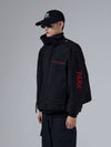 Overfit Cargo Crop Jumper Jacket Black - UNNORM IS DEAD - BALAAN 3