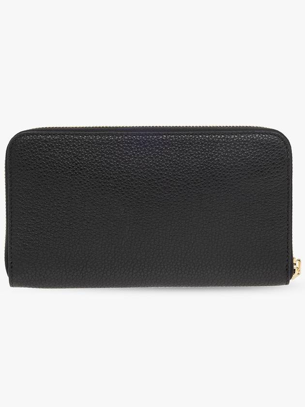 FERRAGAMO Leather Wallet, Women's, Black - SALVATORE FERRAGAMO - BALAAN 3