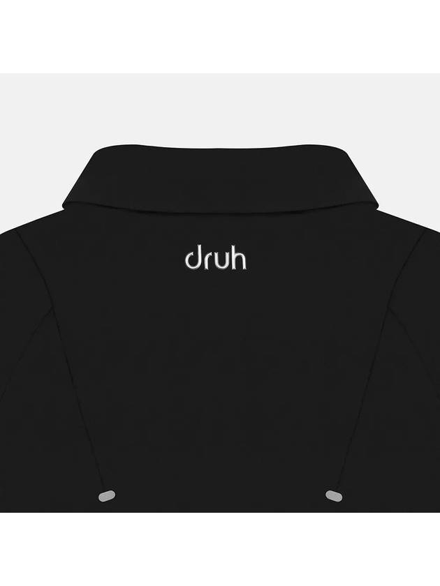 Drew Cut-out Poly Long Sleeve T-Shirt DF41LT03BLACK - DRUH GOLF - BALAAN 5