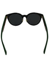 Eyewear Logo Round Asian Fit Sunglasses Black - GUCCI - BALAAN 9