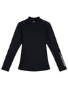 Asa Soft Compression High Neck Long Sleeve T-Shirt Black - J.LINDEBERG - BALAAN 2