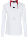 Tweeny Zipped Mid Layer Long Sleeve T-Shirt White - J.LINDEBERG - BALAAN 2