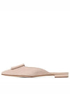 Women's Maysail Suede Flat Mule Nude - MANOLO BLAHNIK - BALAAN 3