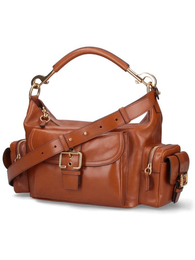 Camera Shiny Leather Shoulder Bag Clay Brown - CHLOE - BALAAN 3