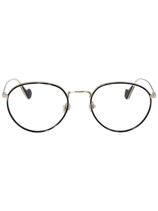 Eyewear Round Metal Eyeglasses Gold - MONCLER - BALAAN 2