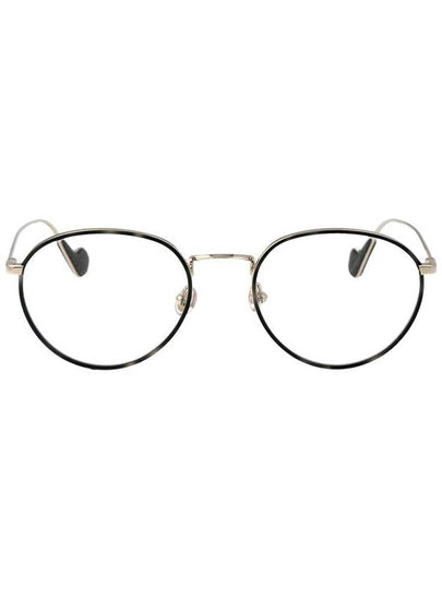 Eyewear Round Metal Eyeglasses Gold - MONCLER - BALAAN 2