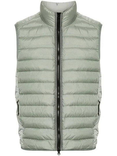 Loom Woven Chambers Recycled Nylon Down TC Vest Grey - STONE ISLAND - BALAAN 2