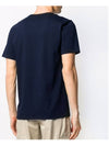 Baby Fox Patch Pocket Short Sleeve T-Shirt Navy - MAISON KITSUNE - BALAAN 6