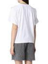 Zelitos Cotton Short Sleeve T-Shirt White - ISABEL MARANT - BALAAN 4