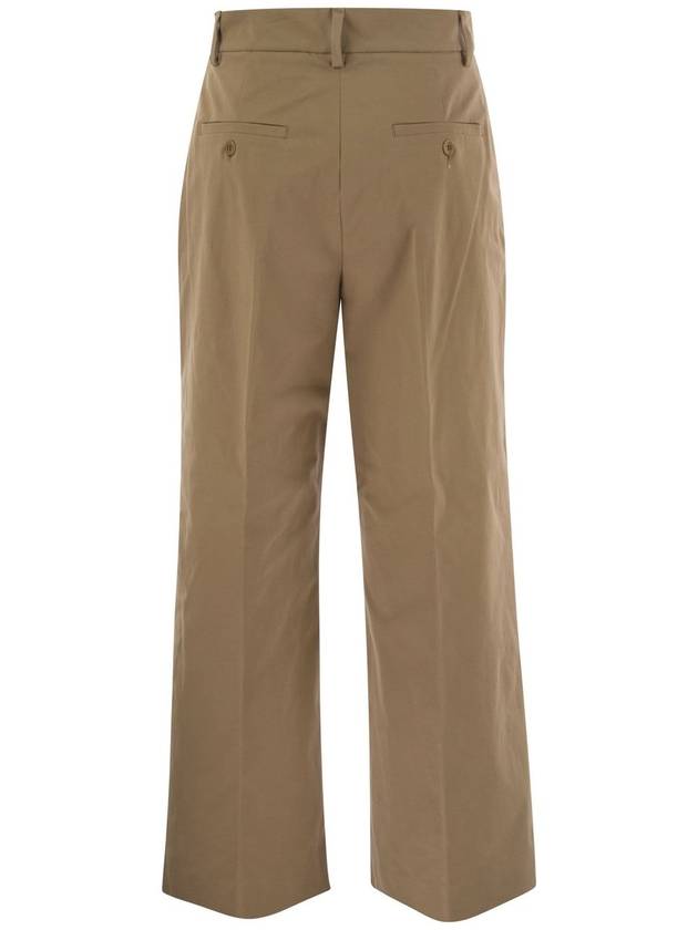 URIAL - Cotton satin crop trousers - WEEKEND MAX MARA - BALAAN 2