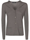 Women's ERICE Cardigan Gray - MAX MARA - BALAAN.