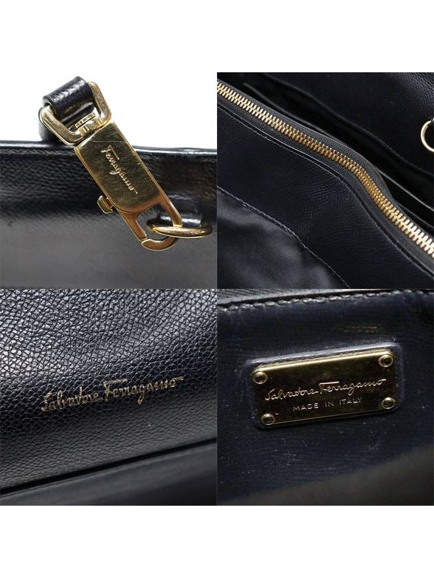 21 G876 Black Pebble Calfskin Today Medium 2WAY - SALVATORE FERRAGAMO - BALAAN 7