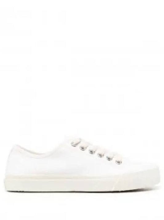 Tabi Canvas Low Top Sneakers White - MAISON MARGIELA - BALAAN 2