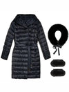 Novef Fox Fur Full Set Reversible Padding Midnight Blue 94960426 002 - MAX MARA - BALAAN 1