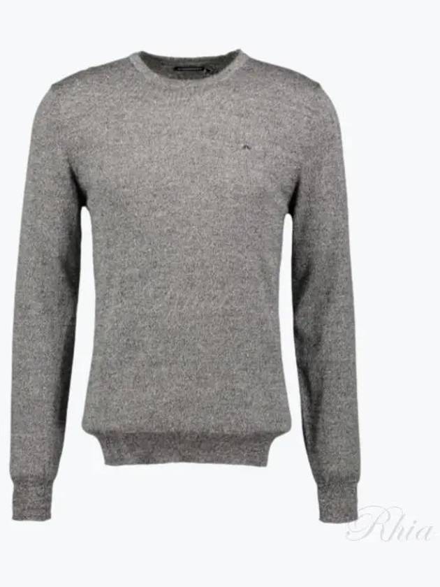 LYLE MERINO CREW NECK SWEATER FMKW10086 9992 Men's Lyle Merino Crew Neck Sweater - J.LINDEBERG - BALAAN 2