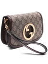 Blondie Interlocking Small Clutch Bag Beige - GUCCI - BALAAN 4