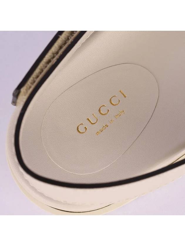 Interlocking G Leather Sandals White - GUCCI - BALAAN 6