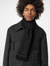 Monogram Classic Wool Scarf Black - LOUIS VUITTON - BALAAN 2