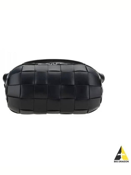 Boombox Small Calfskin Cross Bag Black - BOTTEGA VENETA - BALAAN 2