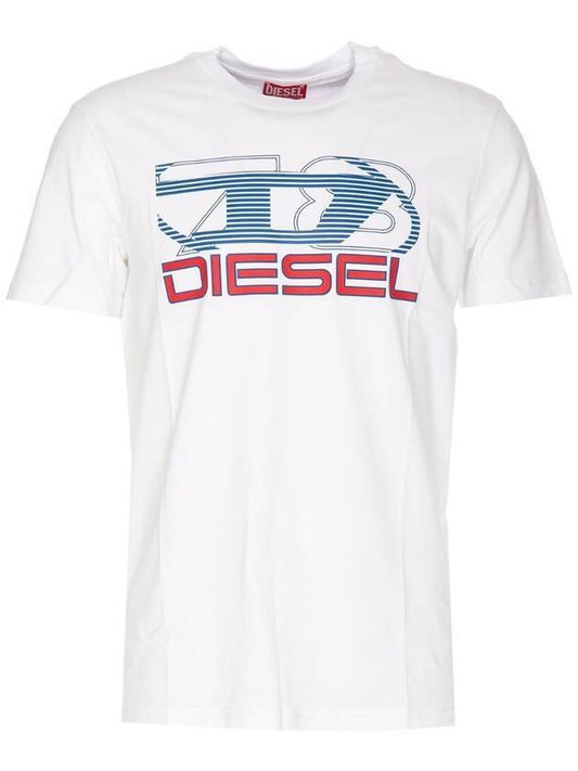 T Diegor K74 Short Sleeve T-Shirt White - DIESEL - BALAAN 1