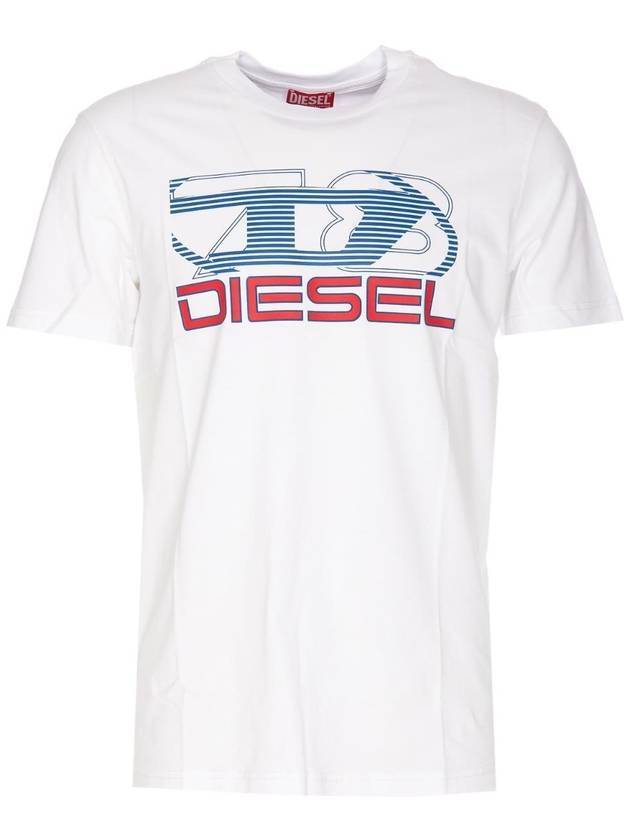 T Diegor K74 Short Sleeve T-Shirt White - DIESEL - BALAAN 1