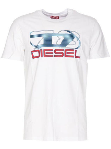 T Diegor K74 Short Sleeve T-Shirt White - DIESEL - BALAAN 1