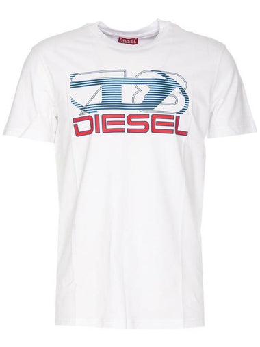 T Diegor K74 Short Sleeve T-Shirt White - DIESEL - BALAAN 1