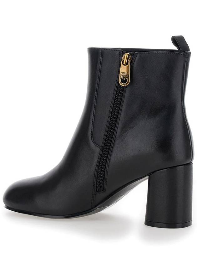 Cindy 12 - Ankle Boot Calf Leather Black - PINKO - BALAAN 3