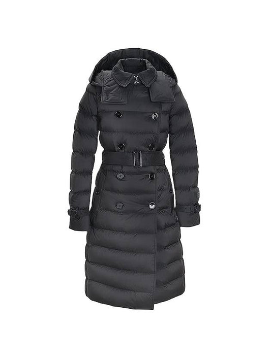 Arniston Long Down Padded Jacket Black - BURBERRY - BALAAN 1