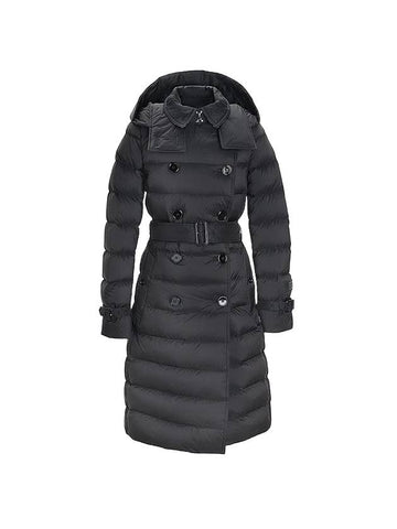 Arniston Long Down Padded Jacket Black - BURBERRY - BALAAN 1