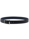 Men's Square Reversible Belt 67 9497 NERO ULTRAMARINE 0686658 - SALVATORE FERRAGAMO - BALAAN 5