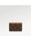 Monogram Reverse Canvas Card Wallet Brown - LOUIS VUITTON - BALAAN 7