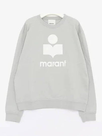 Mikoy Big Logo Cotton Sweatshirt Light Blue - ISABEL MARANT - BALAAN 2