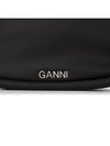 Knot Mini Nylon Shoulder Bag Black - GANNI - BALAAN 9