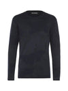 Men's Camo Wave Knit Top Navy - NEIL BARRETT - BALAAN 3