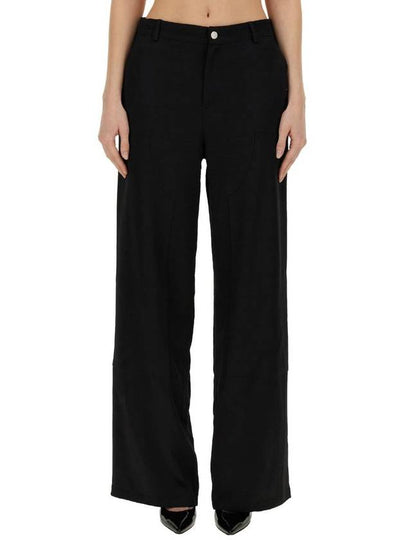 Straight Pants 03343767 0555 BLACK - MOSCHINO - BALAAN 2