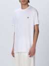 Chest ORB Logo Short Sleeve T-Shirt White - VIVIENNE WESTWOOD - BALAAN 8