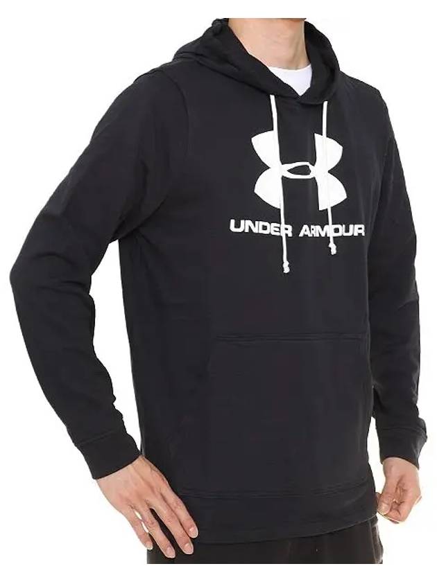 Sports style terry logo hoodie 1348520 001 - UNDER ARMOUR - BALAAN 3