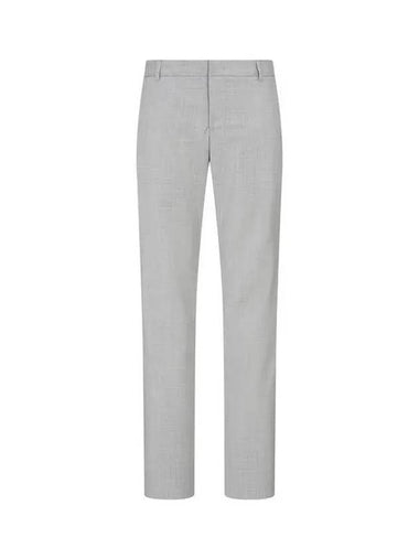 Men s Easy Wool Zipper Pocket Pants Light Gray - EMPORIO ARMANI - BALAAN 1