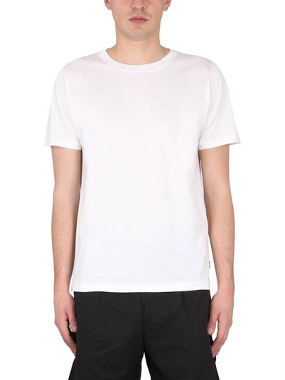 Shadow Back Graphic Print Short Sleeve T-Shirt  Natural White - STONE ISLAND - BALAAN 2